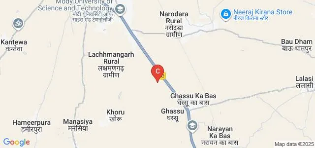 Goenka College of Pharmacy, Lachhmangarh Map
