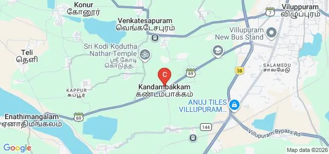 Shri Vidhyodhaya College of Education, Villupuram Map