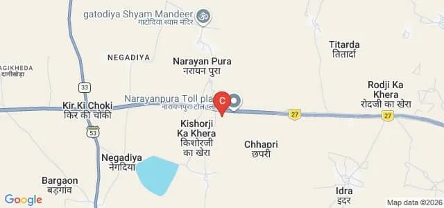 US Ostwal Institute of Pharmacy, Chittorgarh Map