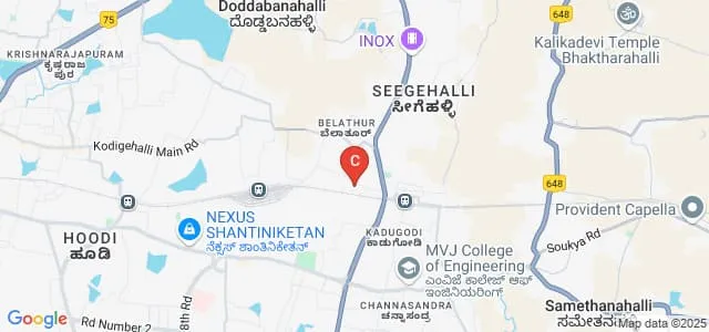 Government First Grade College, Kadugodi Map