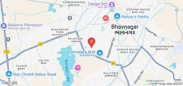 Swami Sahajanand College of Commerce and Management, Bhavnagar Map
