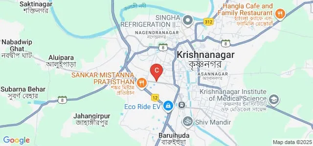 Bipradas Pal Chowdhury Institute of Technology, Nadia Map
