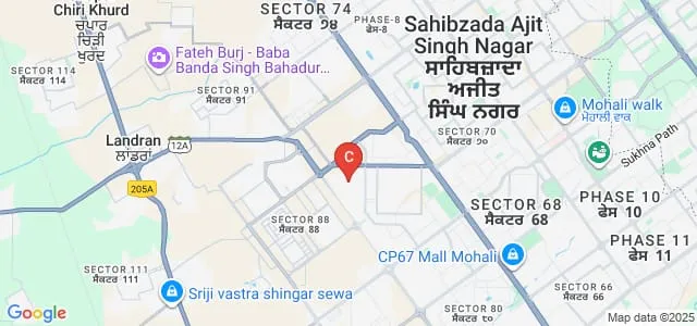 SGHS College of Nursing, Mohali Map