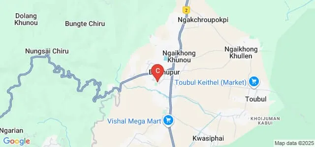 Chanambam Ibomcha College, Bishnupur Map