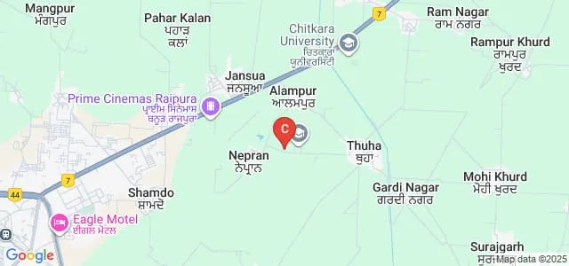 Aryans Business School, Chandigarh Map