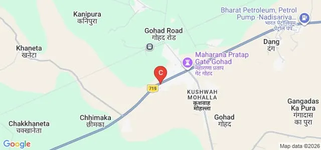 Apex Mahavidhyalaya, Bhind Map