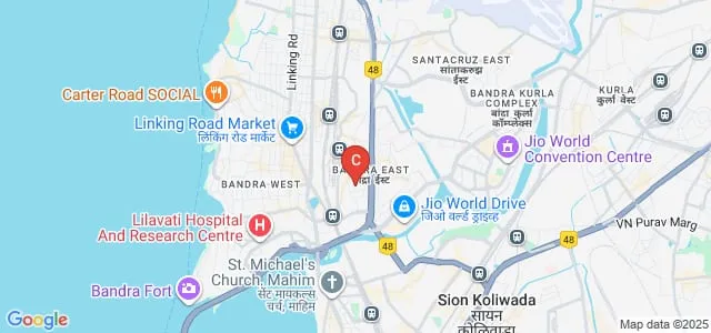 LS Raheja School of Architecture, Mumbai Map