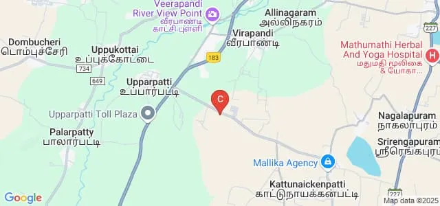 Government Arts and Science College, Veerapandi Map