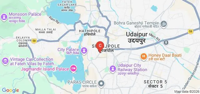 Rajasthan Mahila Teachers Training College, Udaipur Map