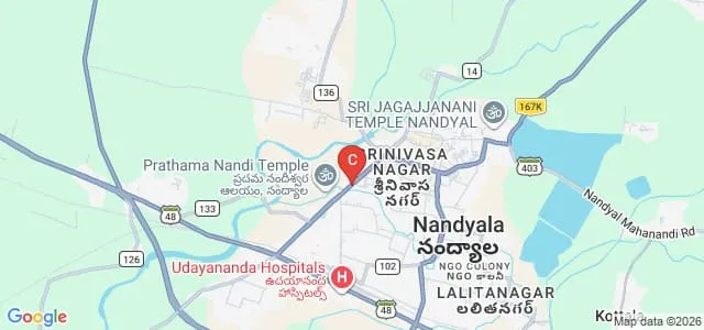 GMR College of Education, Nandyal Map