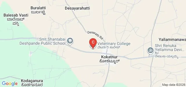 Shri Bahurao Deshpande Veterinary College, Athani Map