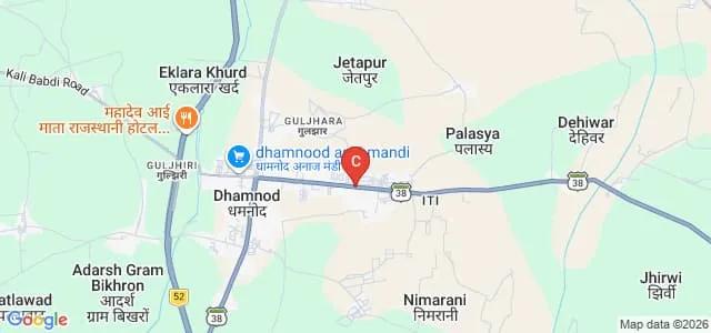 Maa Narmada College of Education, Dhamnod Map