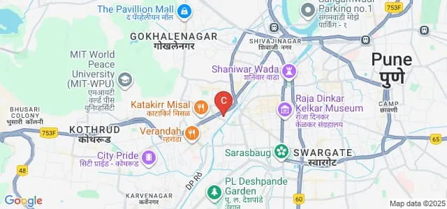 Mes's Garware College of Commerce, Pune Map