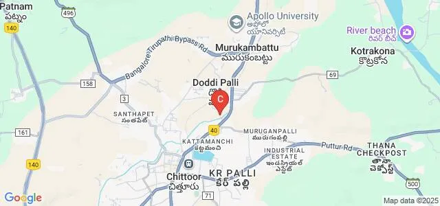 MJR Institute of Business Management, Chittoor Map