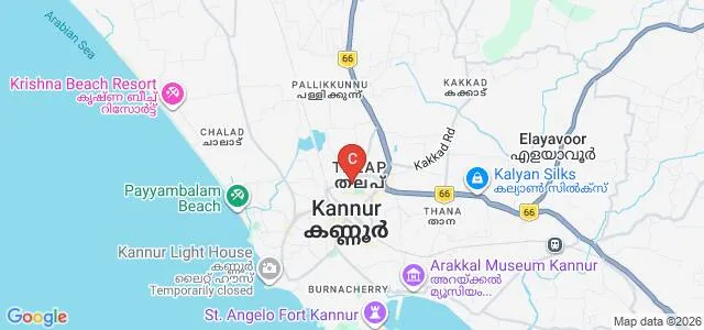 MVR Ayurveda Medical College, Kannur Map