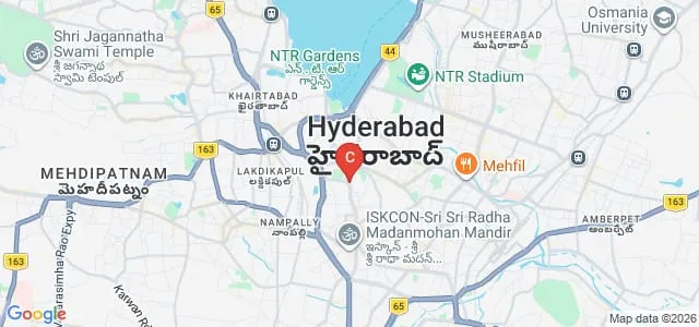 Nizam College, Hyderabad Map