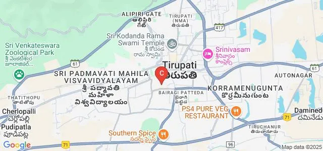 SEICOM Degree College, Tirupati Map