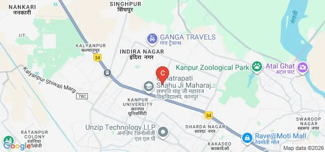 Pt Jawaharlal Nehru State Homoeopathic Medical College and Hospital, Kanpur Map
