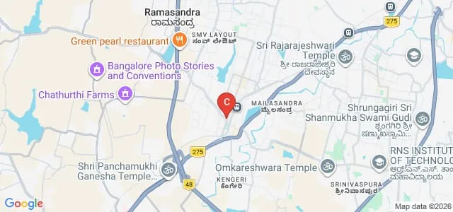 Surana College Centre for Post Graduate Studies, Bangalore Map
