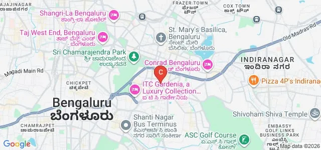 St Joseph's Evening College, Bangalore Map