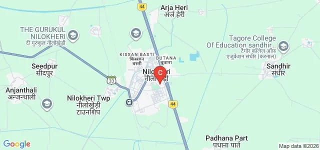 State Institute of Engineering and Technology, Nilokheri Map