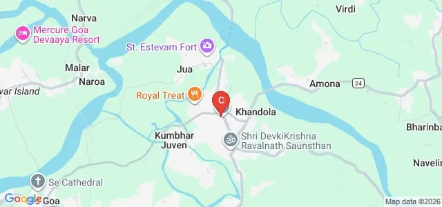 Government College of Arts Science and Commerce, Khandola Map