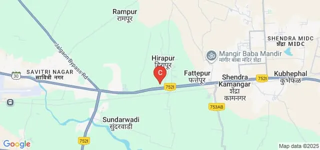 Oyster College of Architecture, Aurangabad Map
