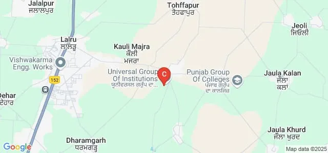 Universal College of Arts Commerce and Science, Mohali Map