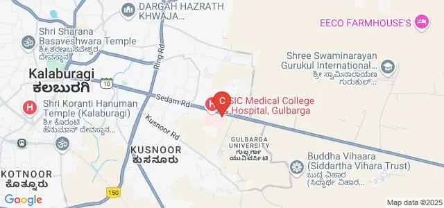 ESIC Nursing College, Gulbarga Map