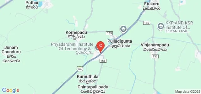 Priyadarshni Institute of Pharmaceutical Education and Research, Guntur Map