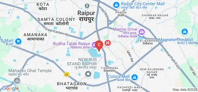 Government DB Girls PG Autonomous College, Raipur Map