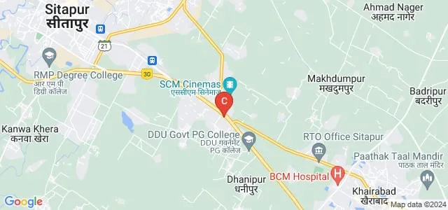 Acharya Narendra Dev Teacher's Training College, Sitapur Map