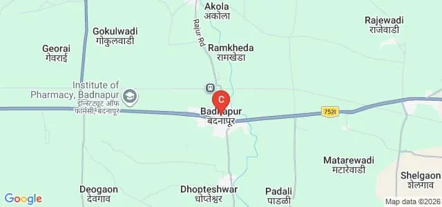 Raosaheb Patil Danve College of Pharmacy, Badnapur Map