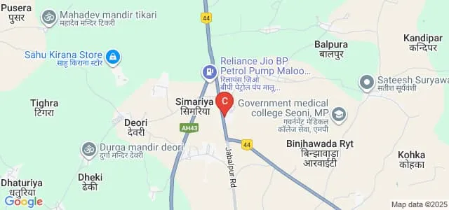 Global Law College, Seoni Map