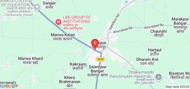 HP College of Education, Kala Amb Map