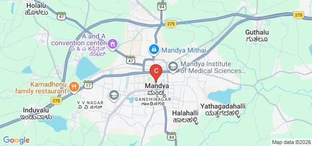 MIT Pharmacy College, Mandya Map