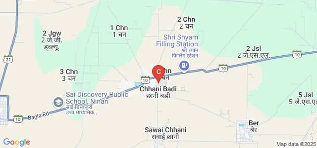 Chandu Ram Suthar Memorial College, Hanumangarh Map