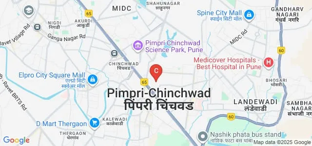 SNBP Law College, Pune Map