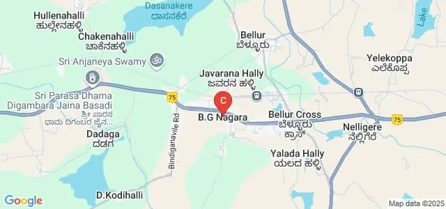 BGS First Grade College, Mandya Map