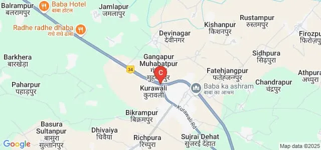 Maharana Pratap Government PG College, Hathras Map