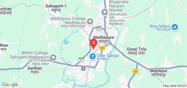 Shivnandan Prasad Mandal Law College, Madhepura Map