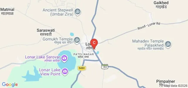 Late Ku Durga K Banmeru Science College, Lonar Map