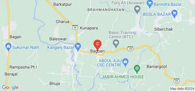 Kaliganj Pioneer College, Karimganj Map