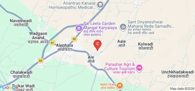 Vishal Junnar Seva Mandal's Institute of Pharmacy, Pune Map