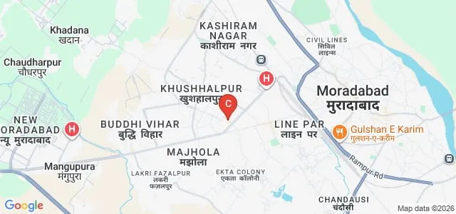 Teerthanker Mahaveer College of Law and Legal Studies, Moradabad Map