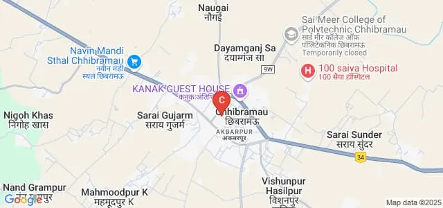 Nehru College, Kannauj Map