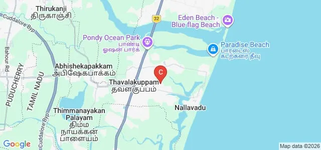 Rajiv Gandhi Arts and Science College, Puducherry Map