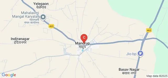 Solapur Zilla Samaj Seva Mandal's Santosh Bhimrao Patil Arts Commerce and Science College, Mandrup Map