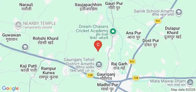 Nirmala Institute of Women's Education and Technology, Sultanpur Map