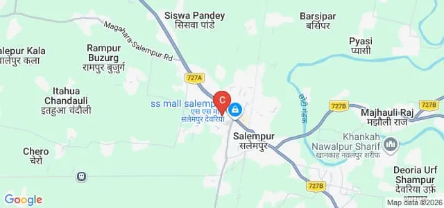 Baba Vishwanath Technical Institute, Deoria Map